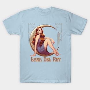 Lana Del Rey - Deco Moon T-Shirt